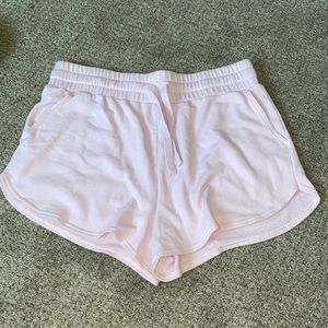 FABLETICS Pink High Waisted Sweatshorts